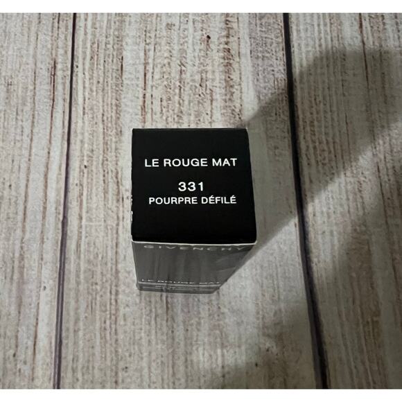 Givenchy Matte Le Rogue Mat Lipstick '#331 Pourpre Defile' 3.4g - .12 oz NEW - Picture 1 of 6